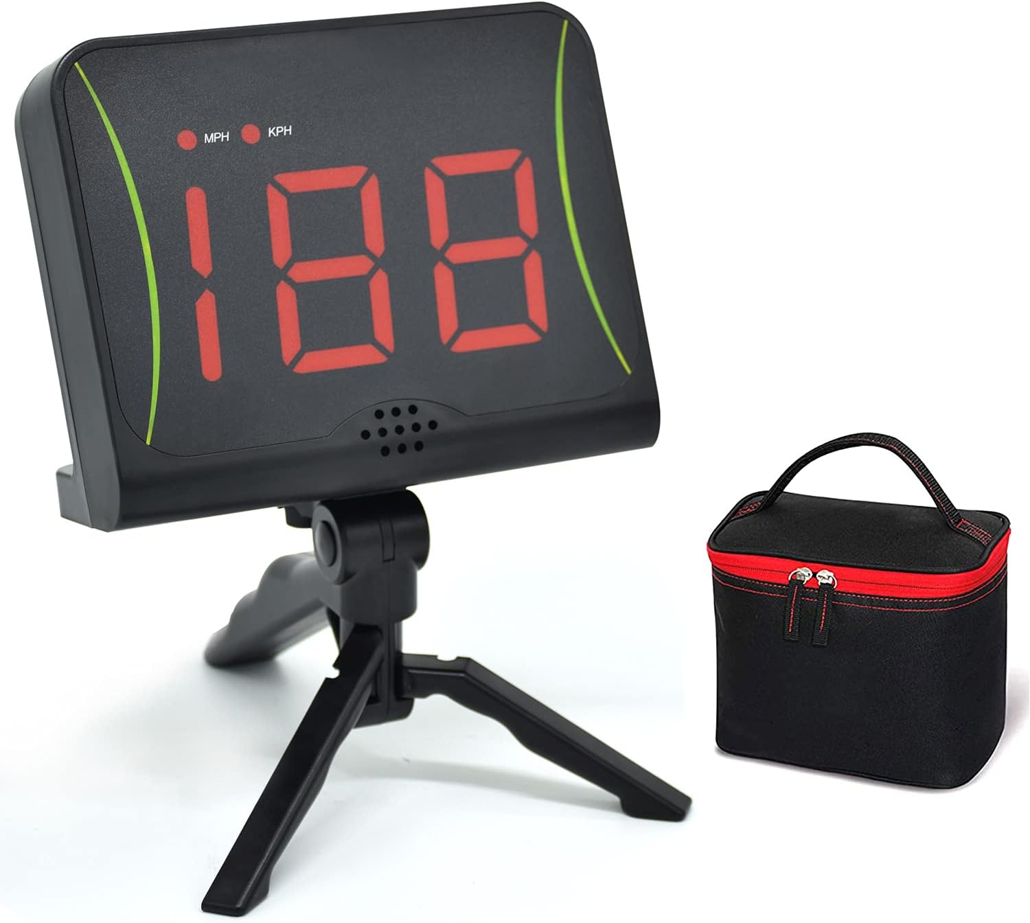 Velocity Speed Radar, Hands-Free Multiple Sports Speed Sensor, Pitching, Swinging, Shooting Speed Gun